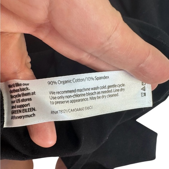 Eileen Fisher. Black Dress - Picture 7 of 7